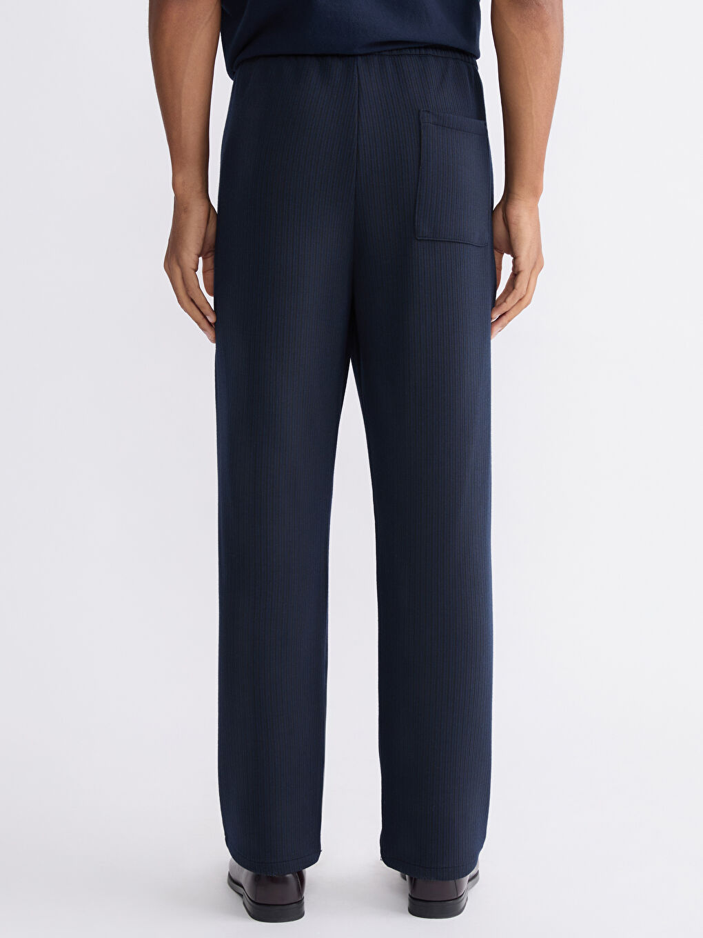 Lacivert Standart Kalıp Erkek Pantolon-4