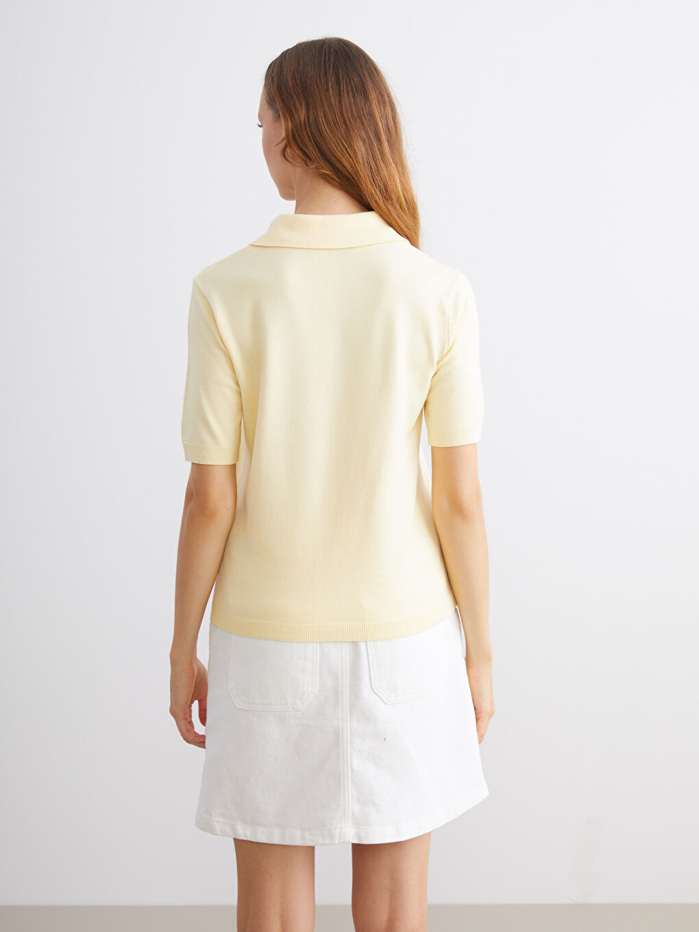 LCW Vision Polo Neck Women's Knitwear Sweater -W5K264Z8-CRK
