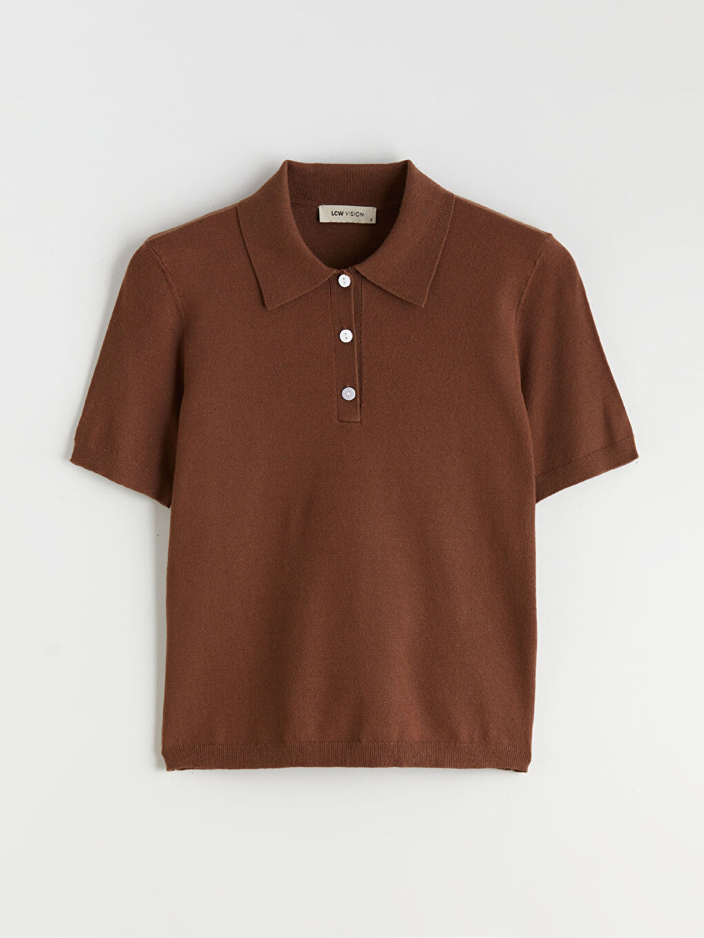 Polo Neck Women's Knitwear Sweater-4