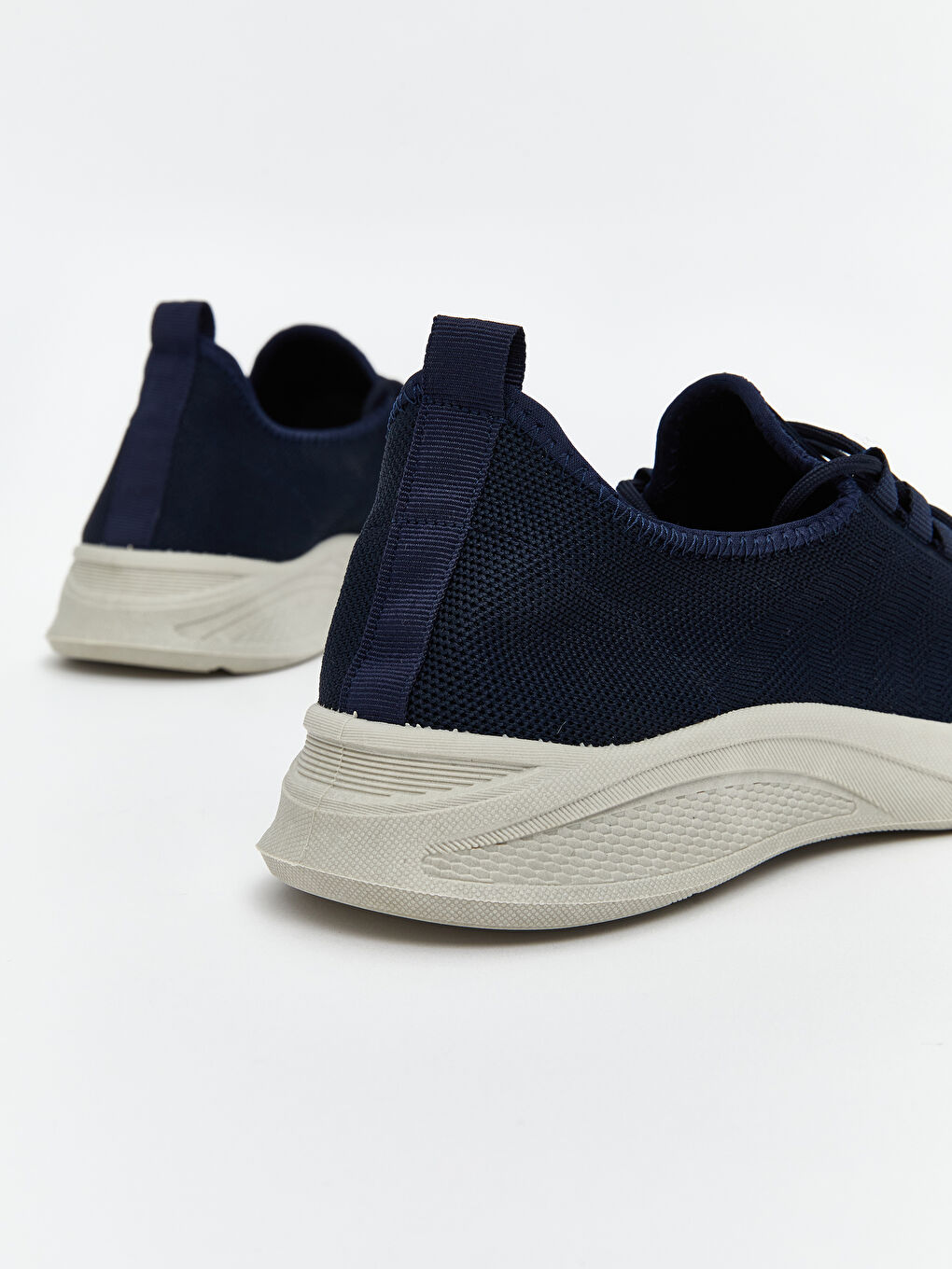 Lacivert File Detaylı Erkek Spor Ayakkabı-4