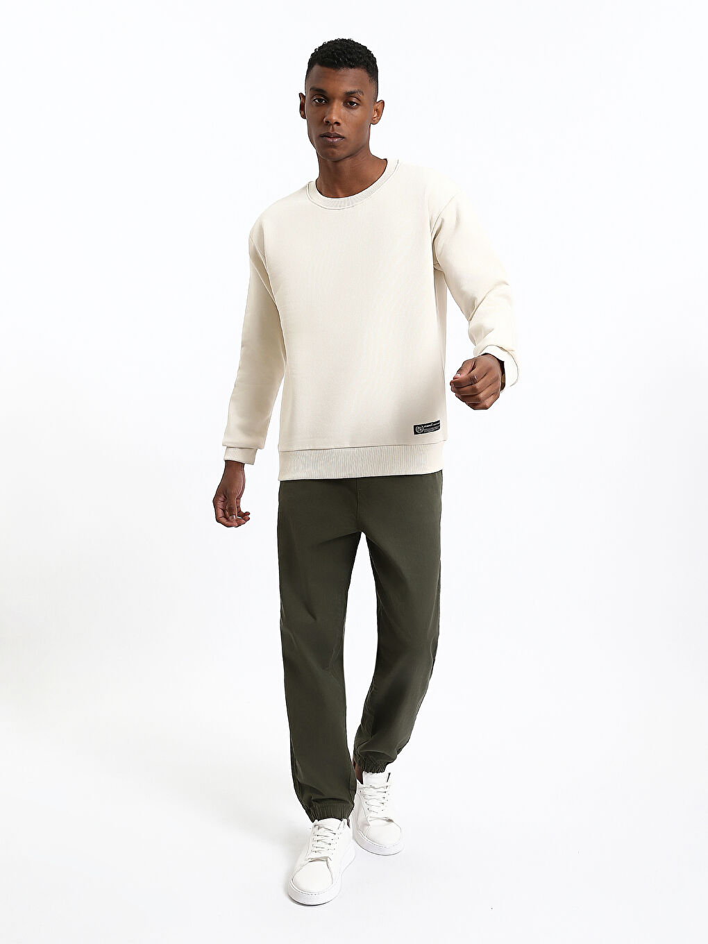 Crew Neck Men's Sweatshirt-1