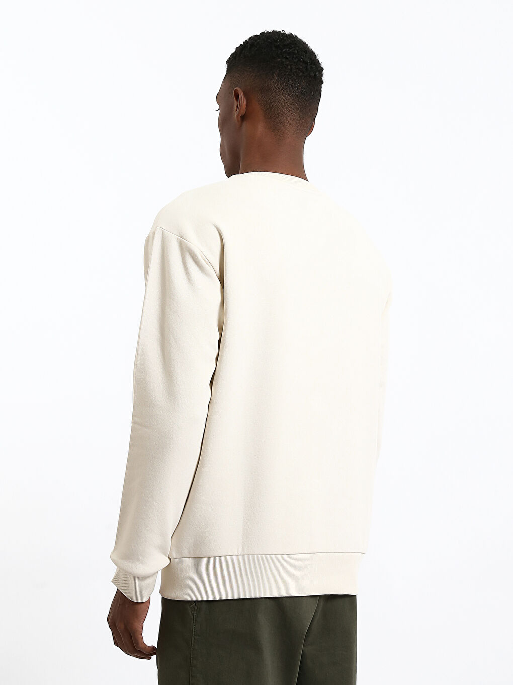 Crew Neck Men's Sweatshirt-4