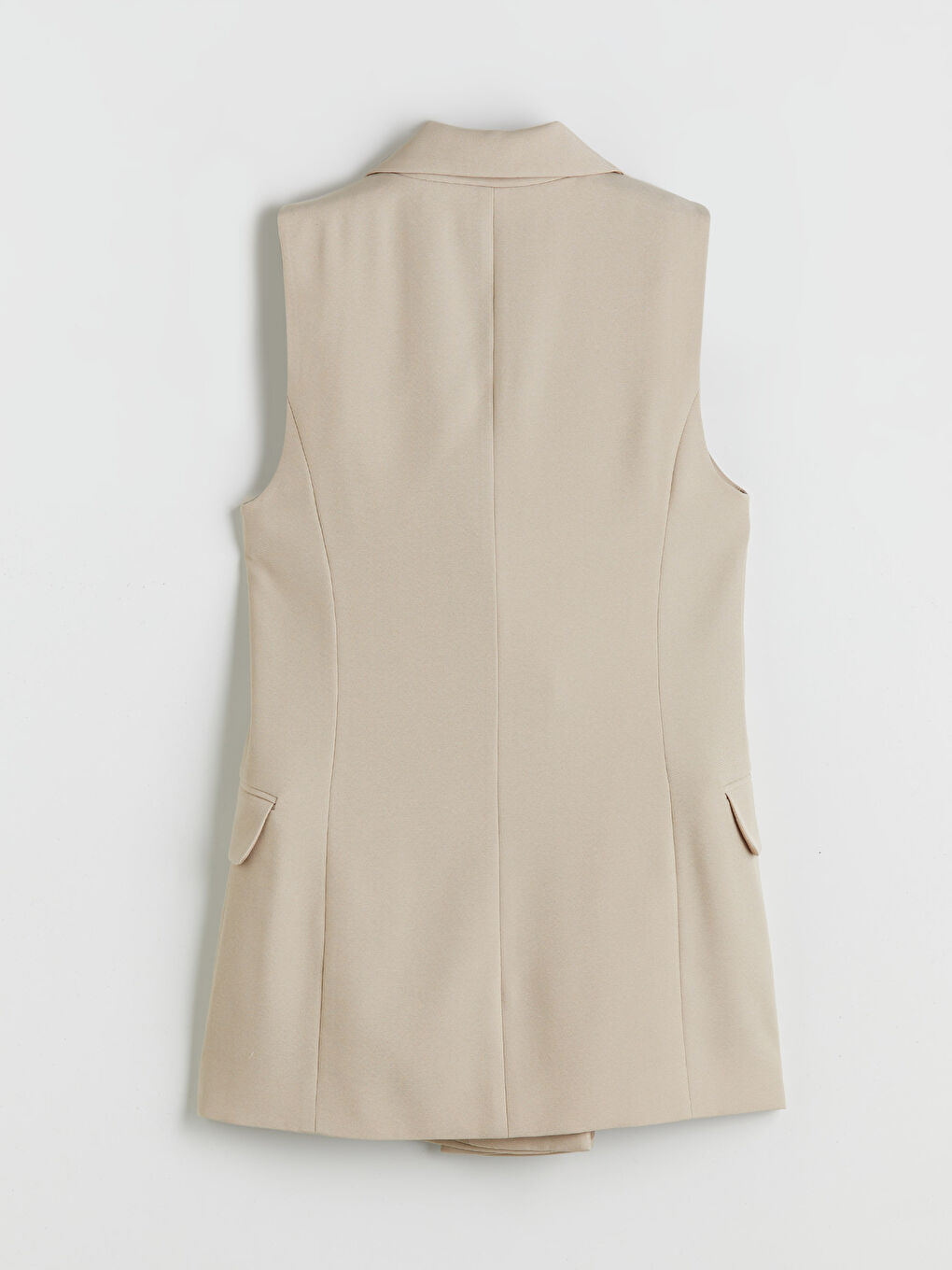 Jacket Neck Women's Classic Waistcoat-5