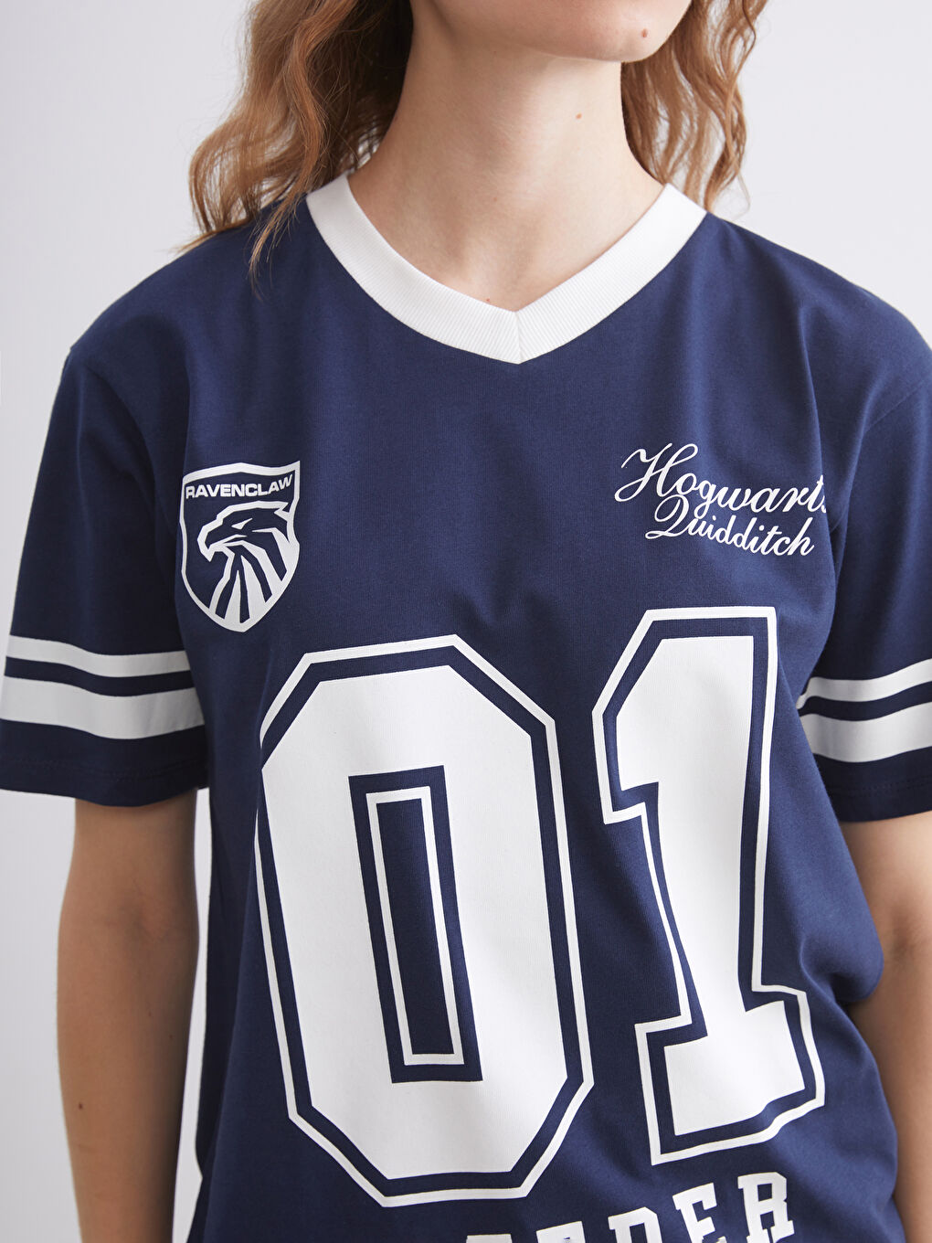 Woman NAVY T-Shirt-2