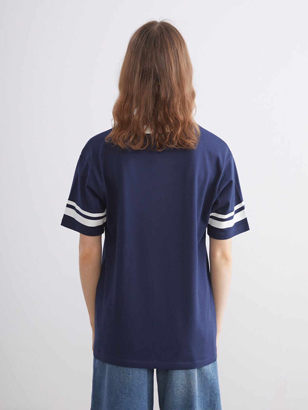 Woman NAVY T-Shirt-3