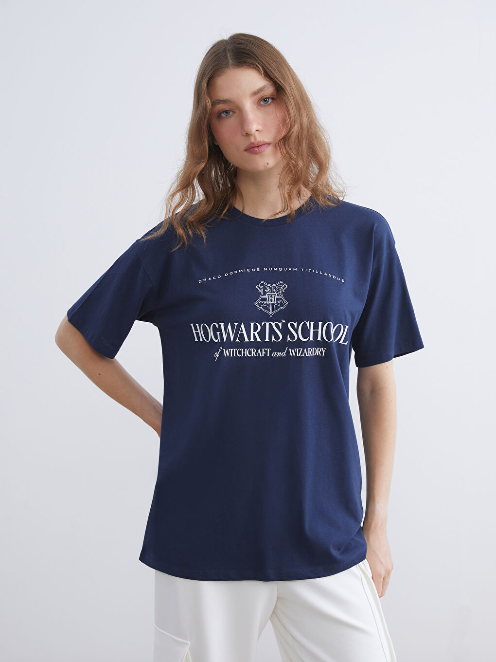 XSIDE Crew Neck Harry Potter Printed Women's T-Shirt -W5K319Z8-ZEJ