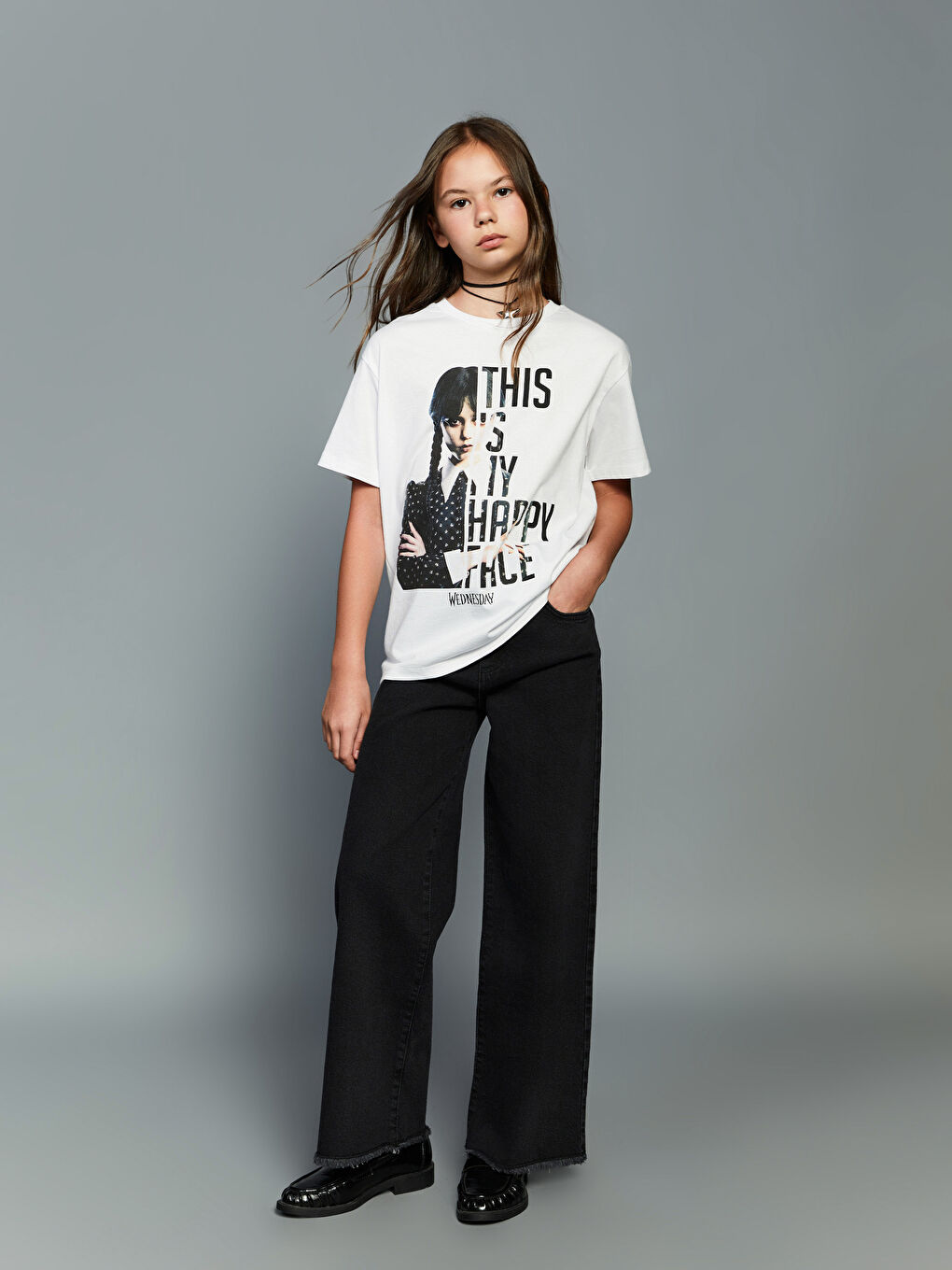 LCW Kids Girl WHITE T-Shirt -W5K327Z4-Q6K