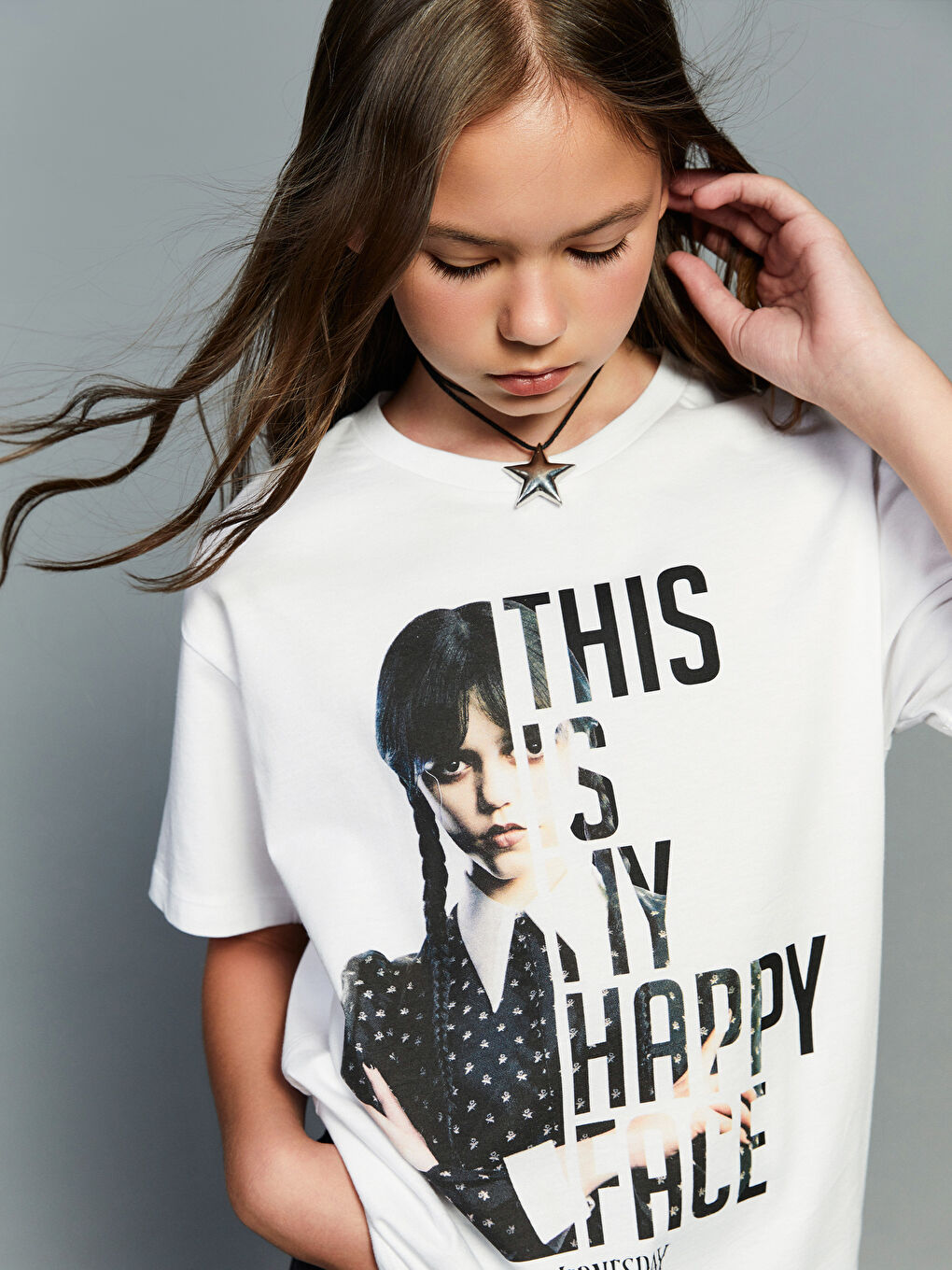LCW Kids Girl WHITE T-Shirt -W5K327Z4-Q6K