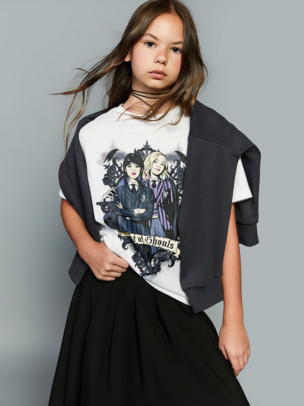 LCW Kids Girl WHITE T-Shirt -W5K330Z4-Q6K