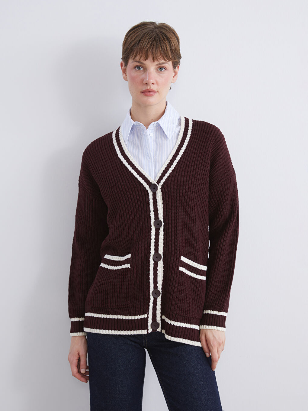 Woman BORDEAUX Cardigan