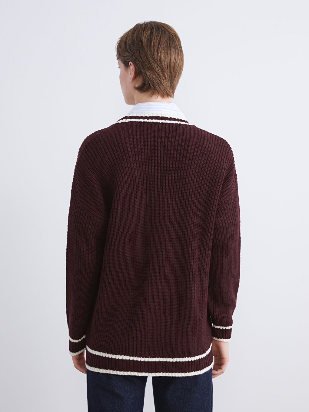 Woman BORDEAUX Cardigan-3