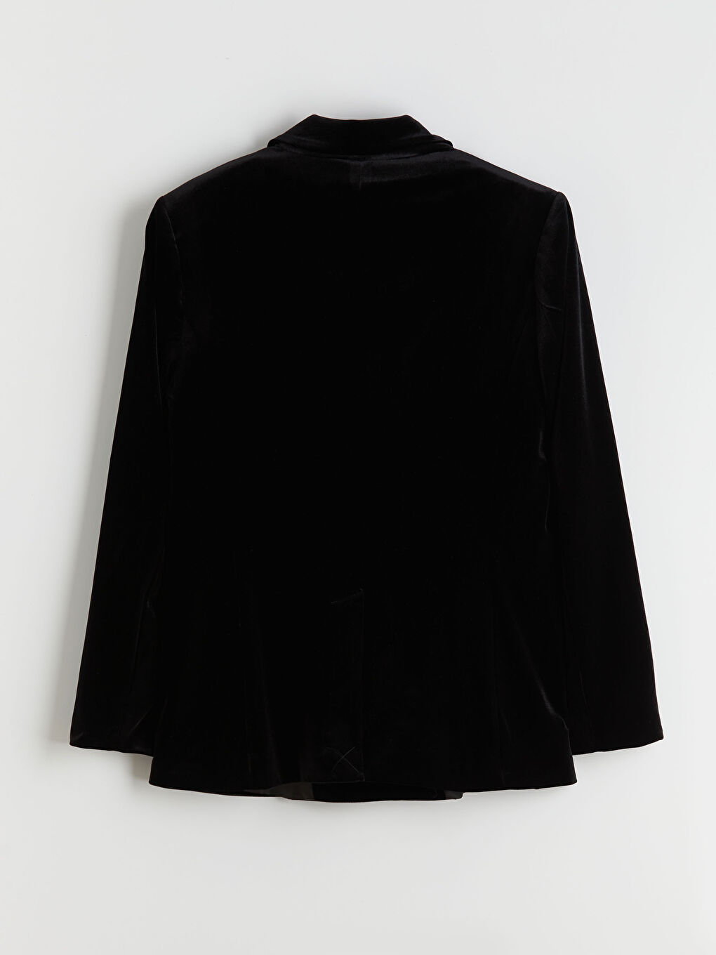 Double Breasted Women's Velvet Blazer Jacket-7