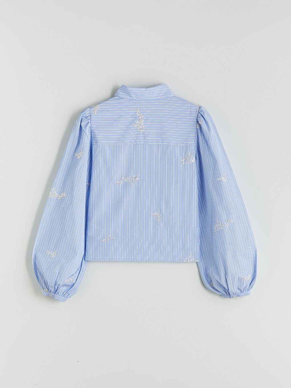 LCW Modest قميص نساء كروب مخطط -W5K376Z8-LEN