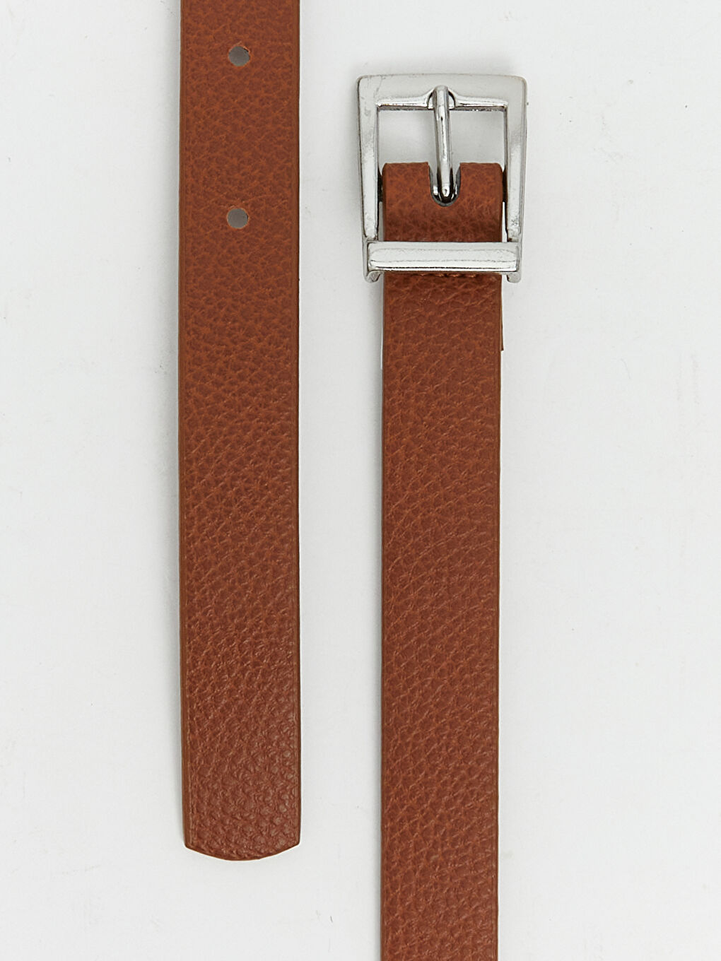 Siyah Deri Görünümlü Kadın Kemer 3'lü-2