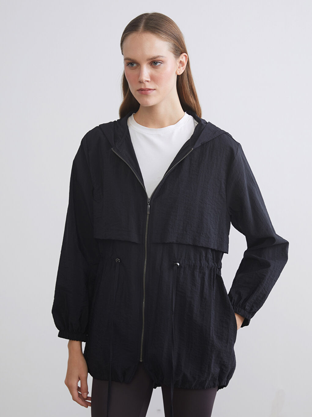 Hooded Women's Raincoat