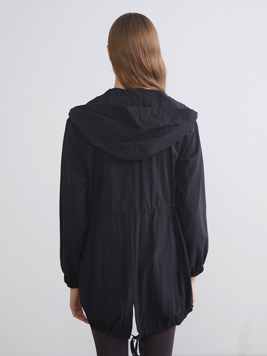 Hooded Women's Raincoat-3