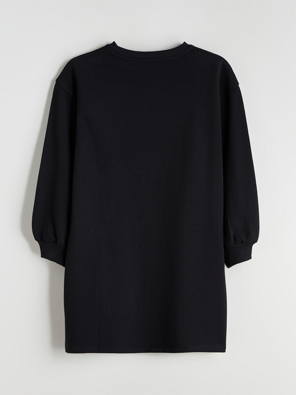 Crew Neck Stitch Printed Girls' Dress-3