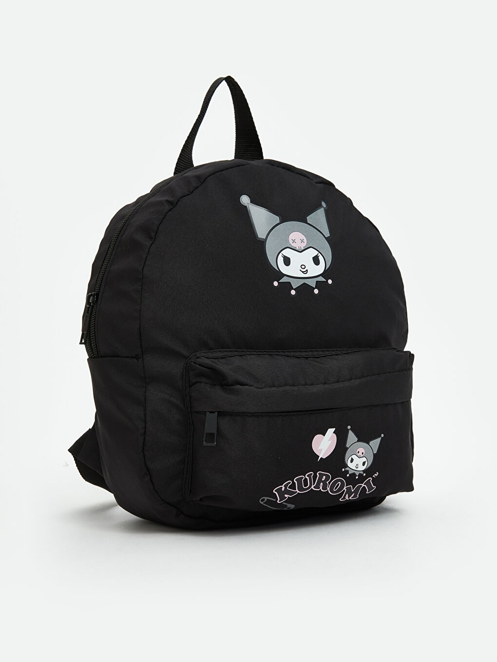 Siyah Kuromi Baskılı Kız Çocuk Okul Çantası