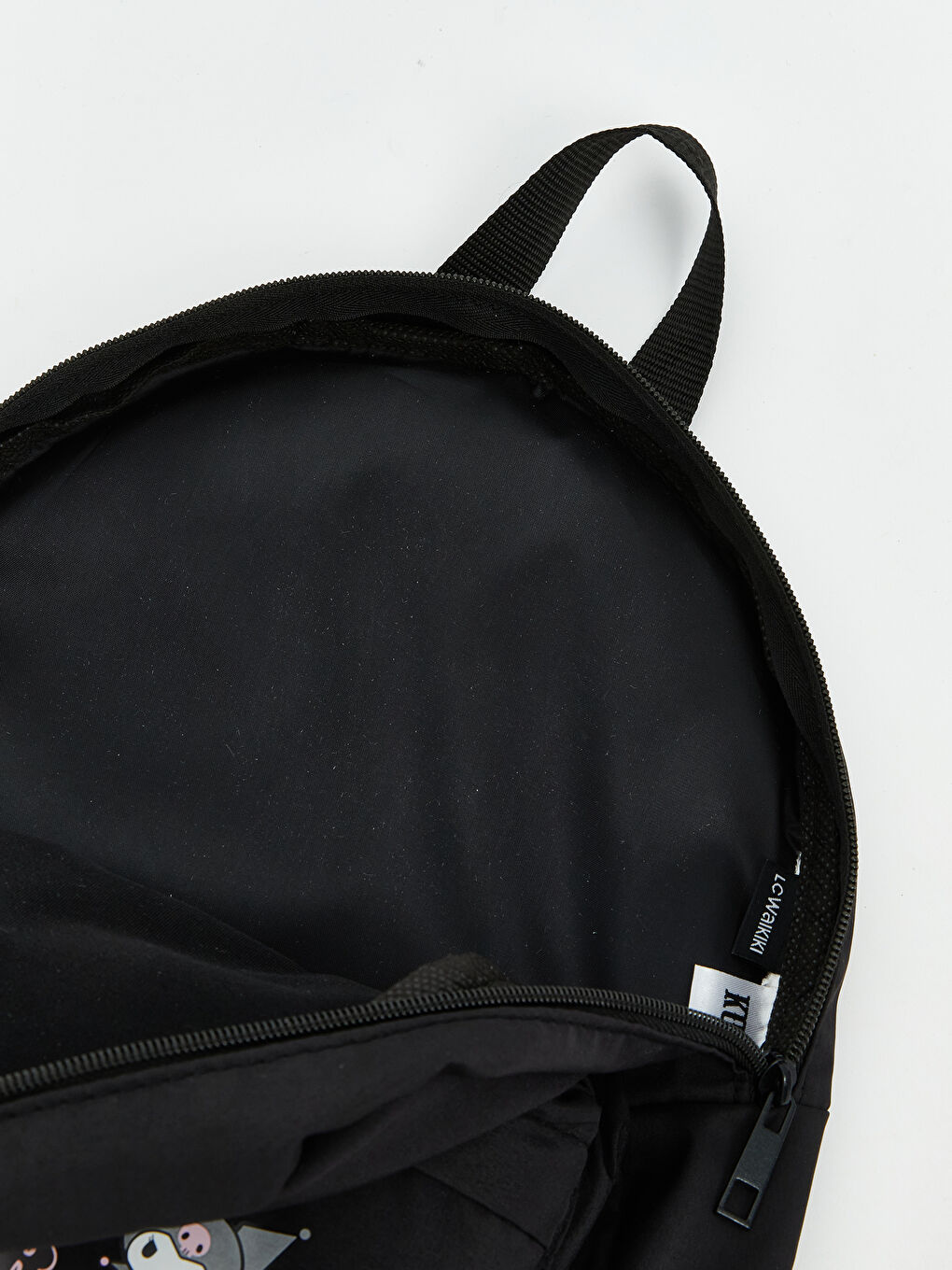 Siyah Kuromi Baskılı Kız Çocuk Okul Çantası-3