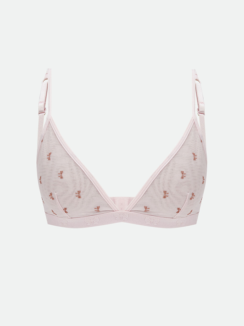 Non-Wired Non Padded Patterned First Bra