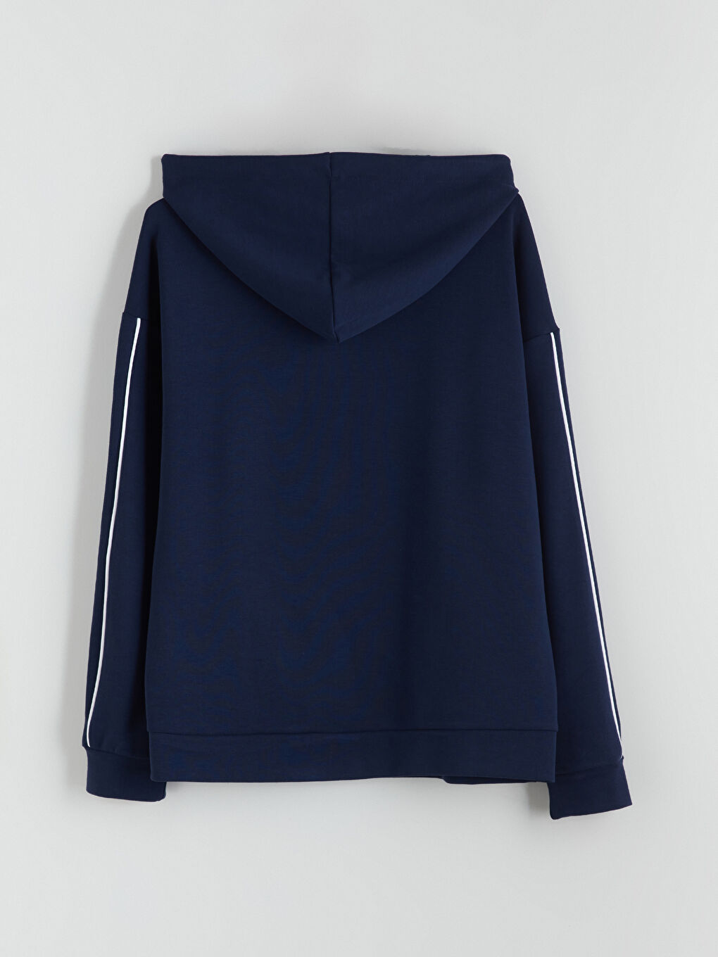 Lacivert Oversize Kadın Hoodie-6