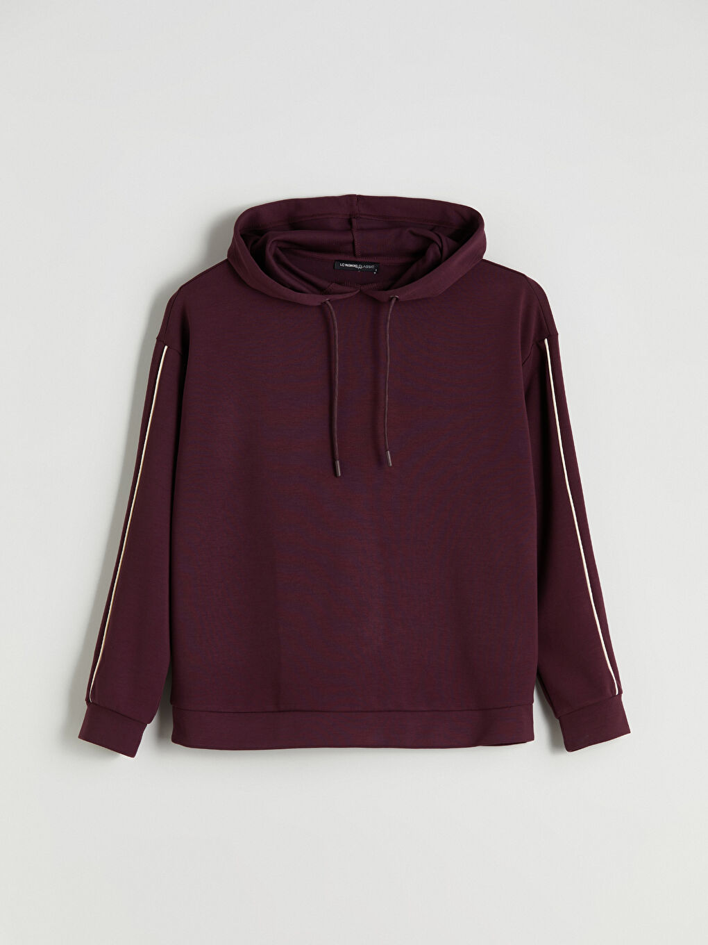 Mürdüm Oversize Kadın Hoodie-3