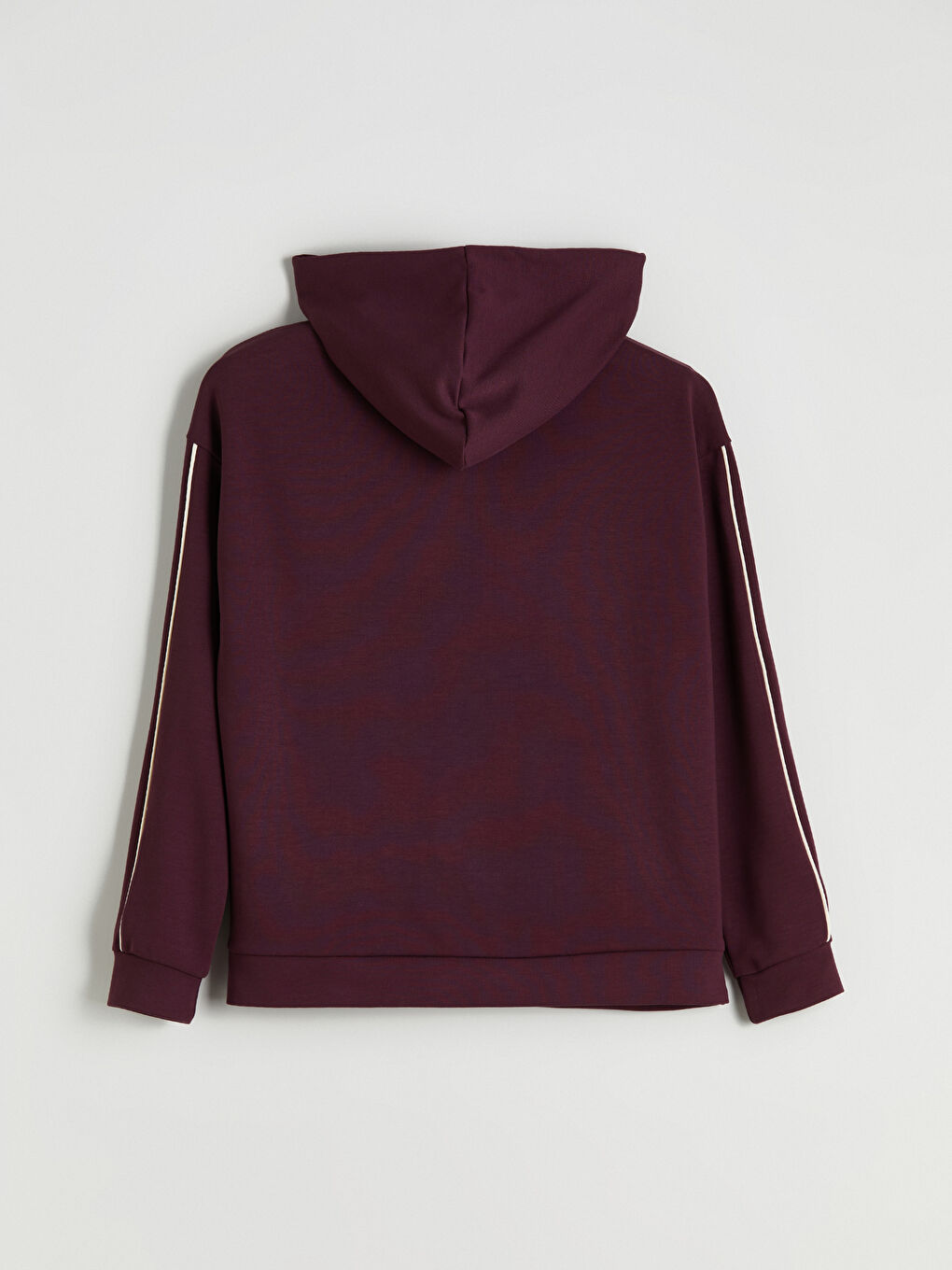 Mürdüm Oversize Kadın Hoodie-4