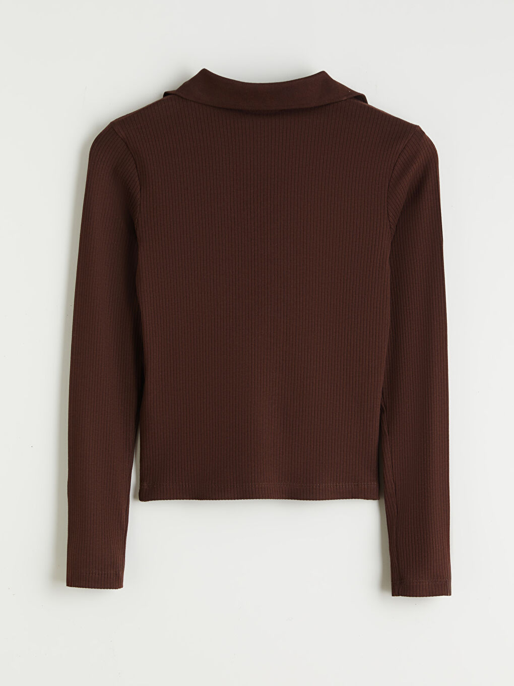 Polo Neck Modal Blend Women's T-Shirt-5