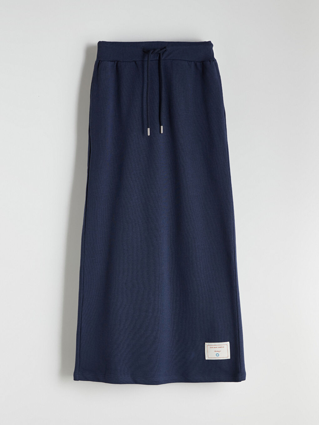 Lacivert Beli Lastikli Kalem Etek-9