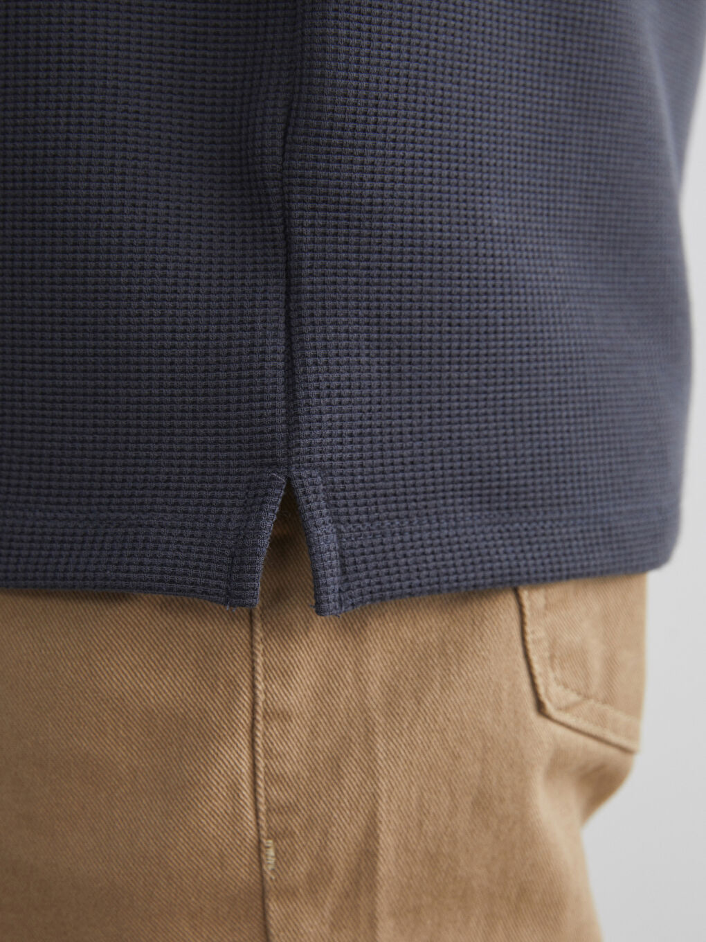 Antrasit Polo Yaka Erkek Tişört-2