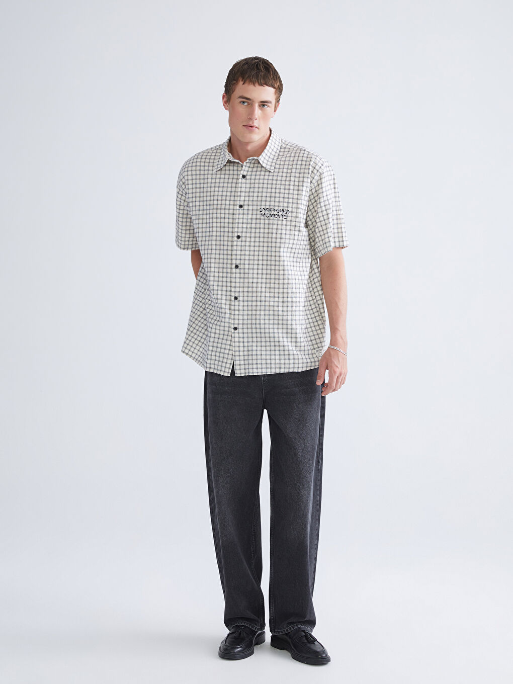 Джинсы мужские очень широкого кроя