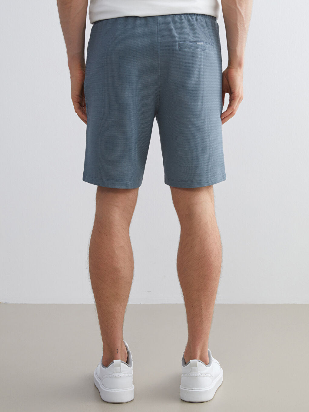 Mavi Standart Kalıp Erkek Şort-7