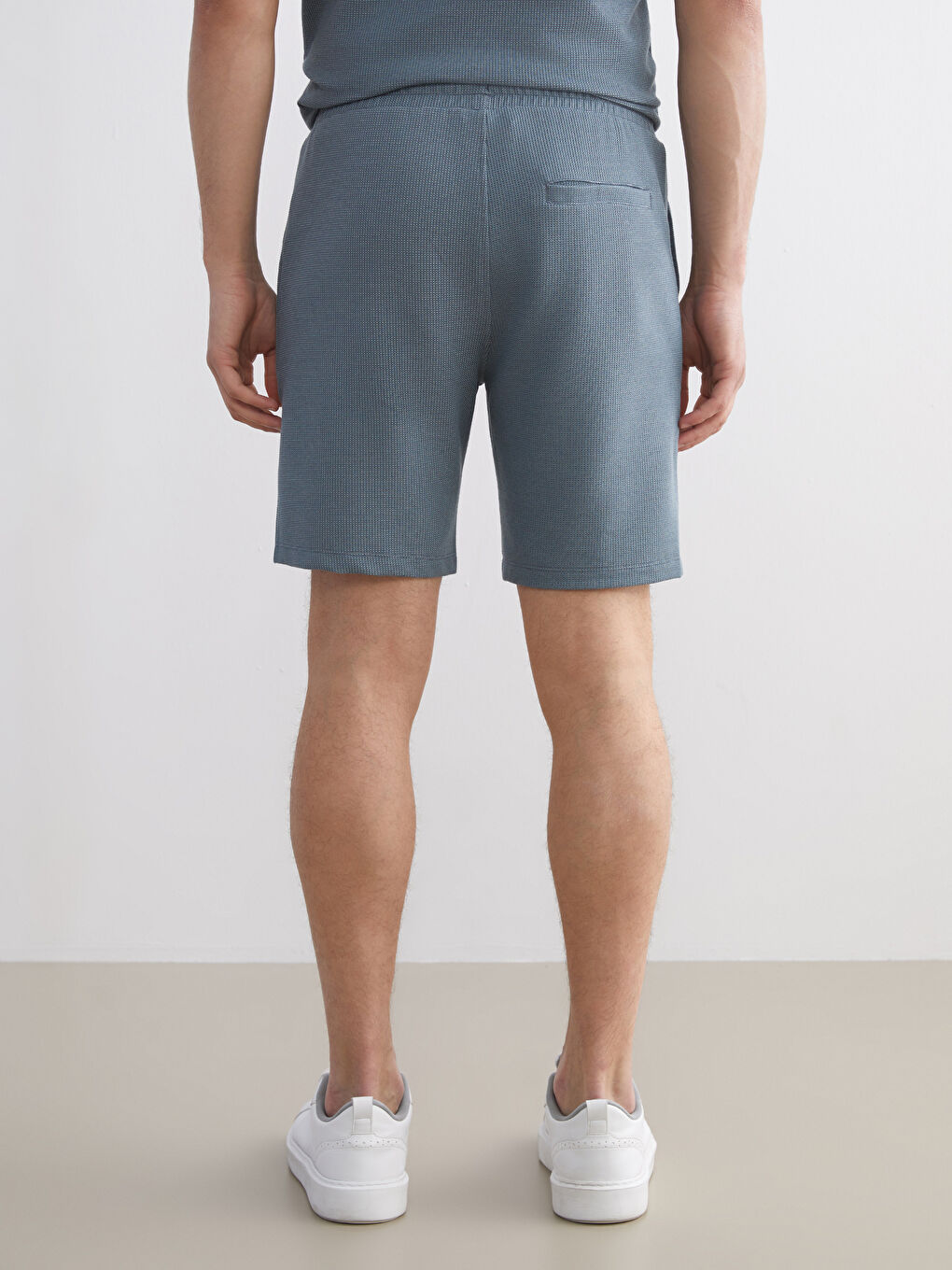 Mavi Standart Kalıp Erkek Şort-6