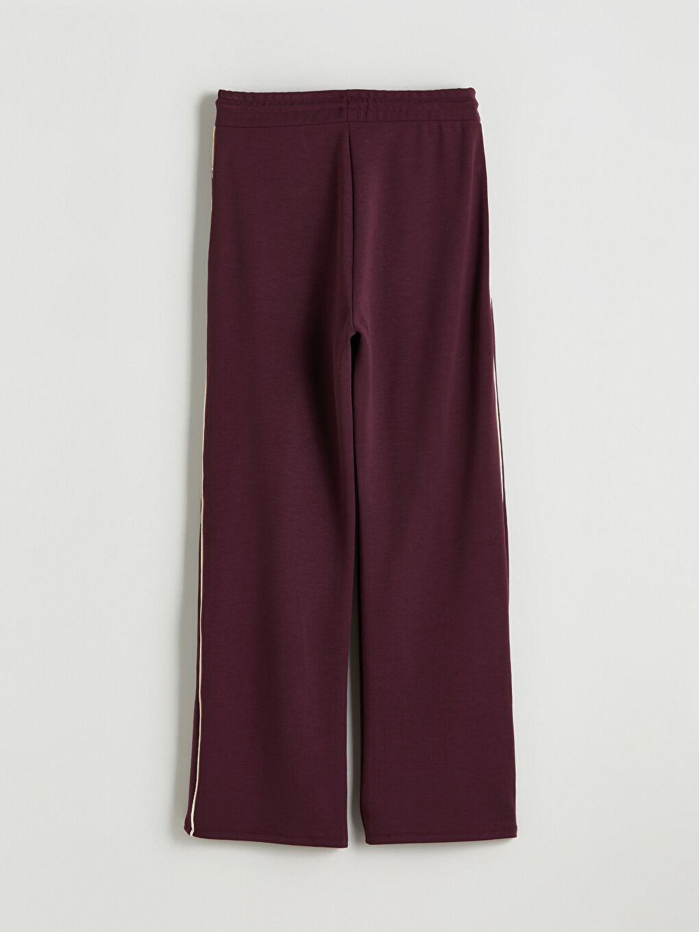 Mürdüm Beli Lastikli Kadın Eşofman Altı-6