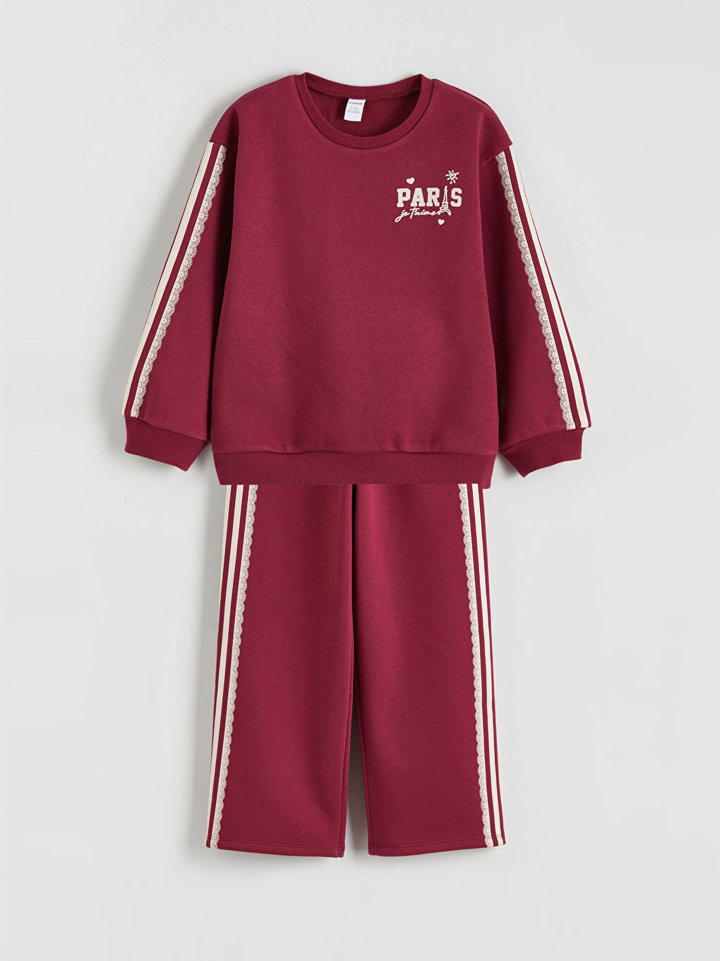 Момиче Бордо Комплект