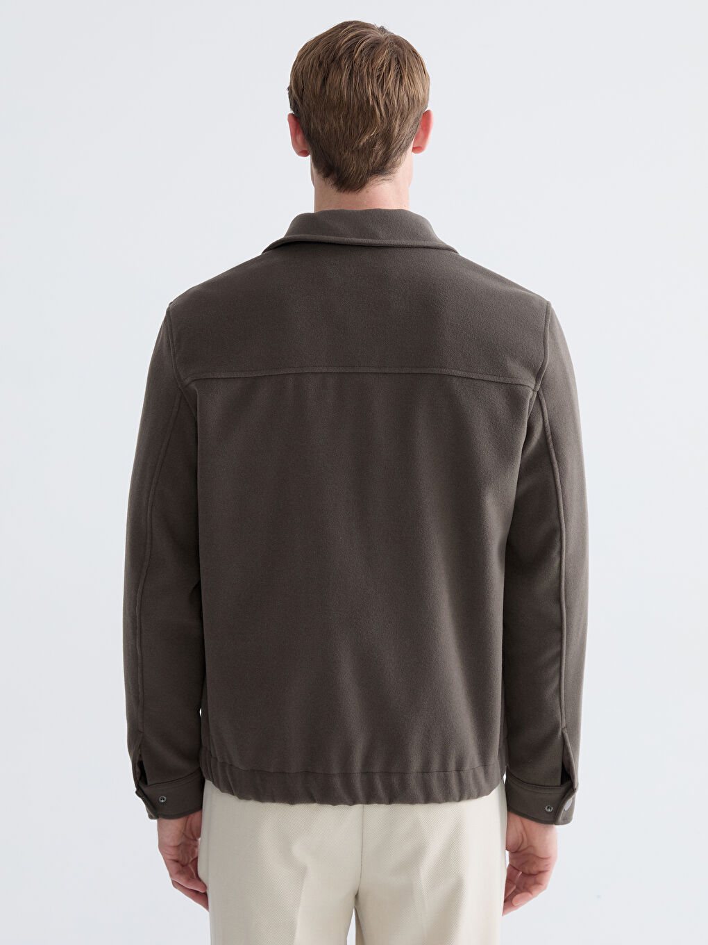 Standard Fit Collared Neck Men's Cachet Coat-4