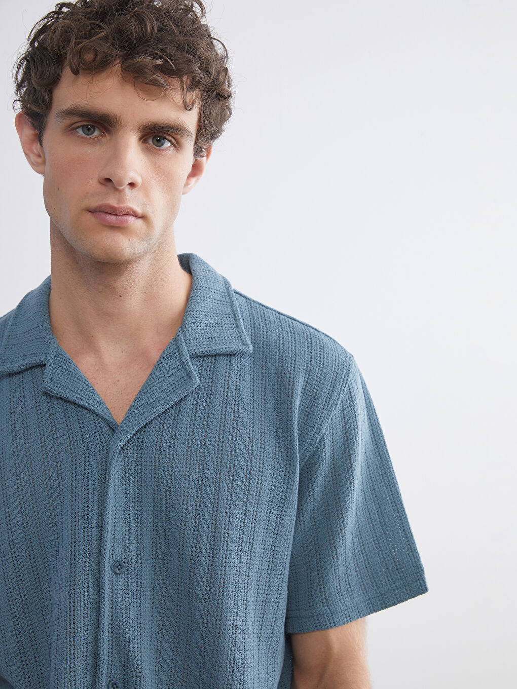 Mavi Regular Fit Resort Yaka Kısa Kollu Erkek Gömlek-2
