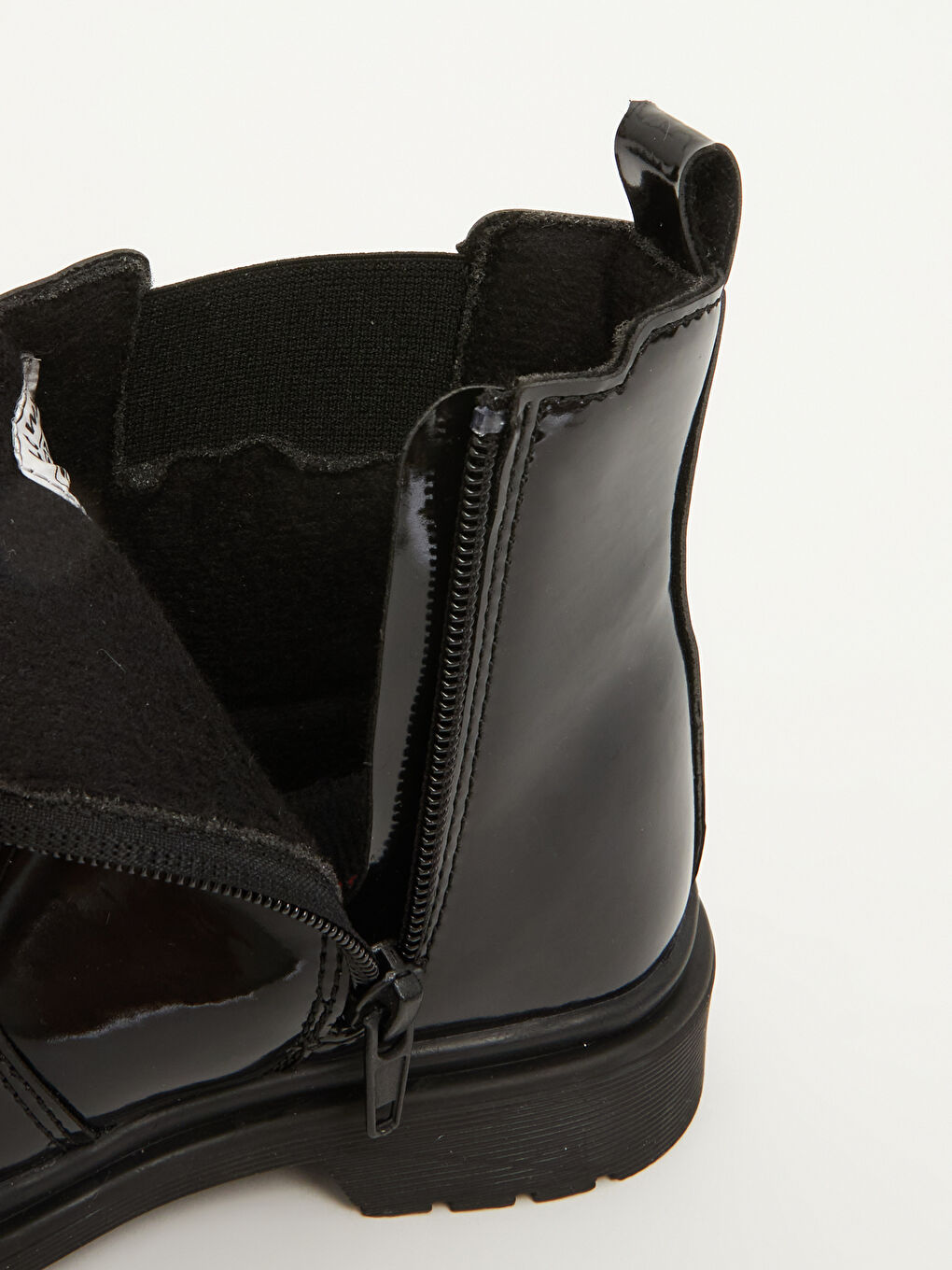 Siyah Hello Kitty Baskılı Kız Bebek Yağmur Botu-6