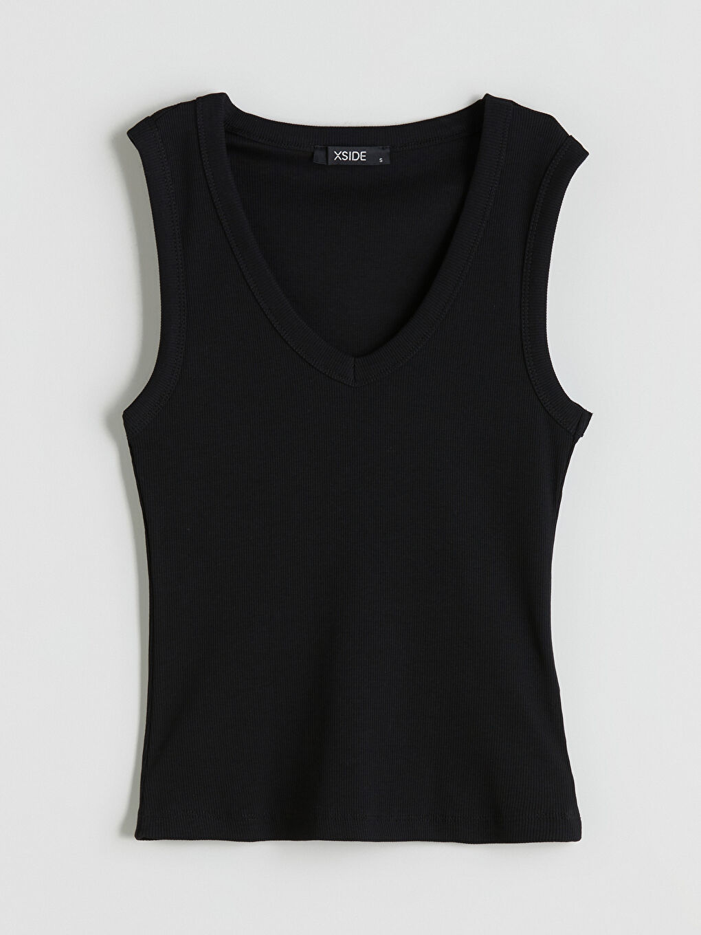 XSIDE Woman BLACK Tank Top -W5K494Z8-CVL