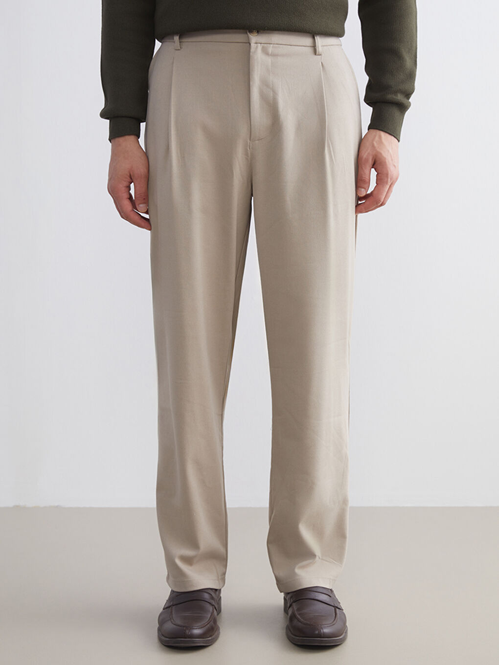 LCW ECO Relaxed Fit Men's Chino Trousers -W5K495Z8-Z5B