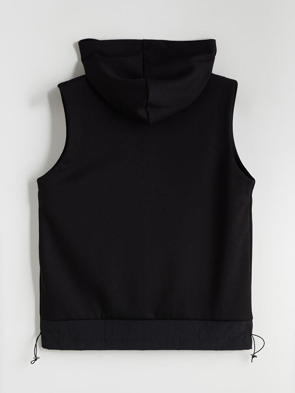 Siyah Kapüşonlu Kadın Yelek-11