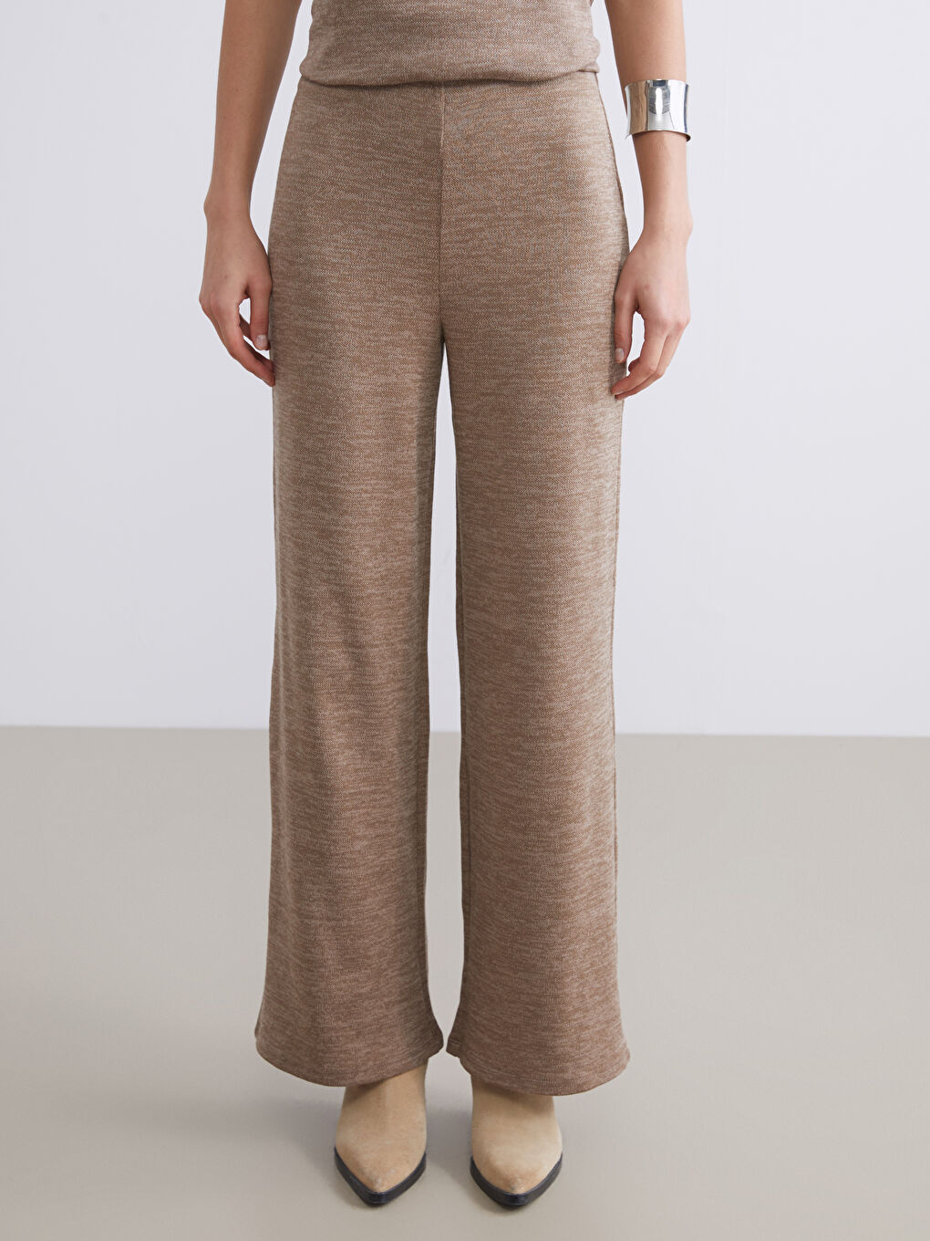 Elasticated Waist Women's Trousers-1