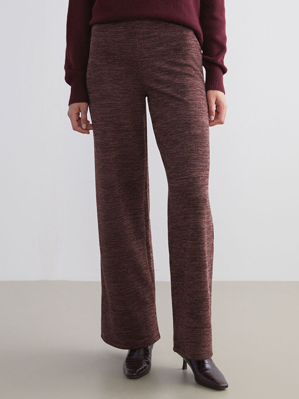 Elasticated Waist Women's Trousers-1