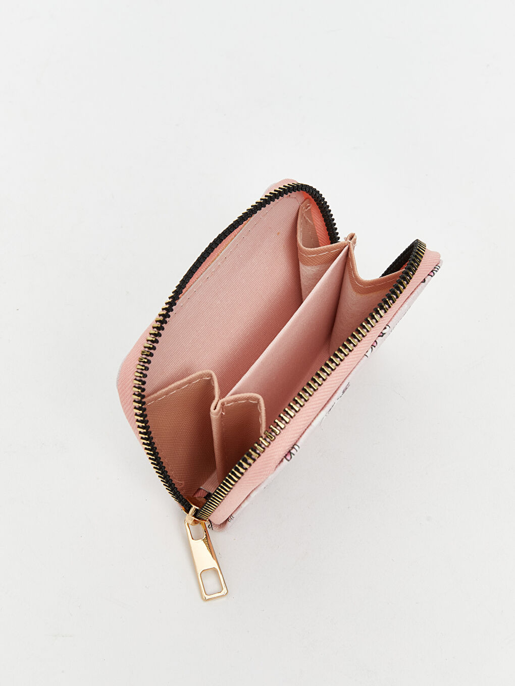 Pembe Kedi Baskılı Kız Çocuk Cüzdan-2