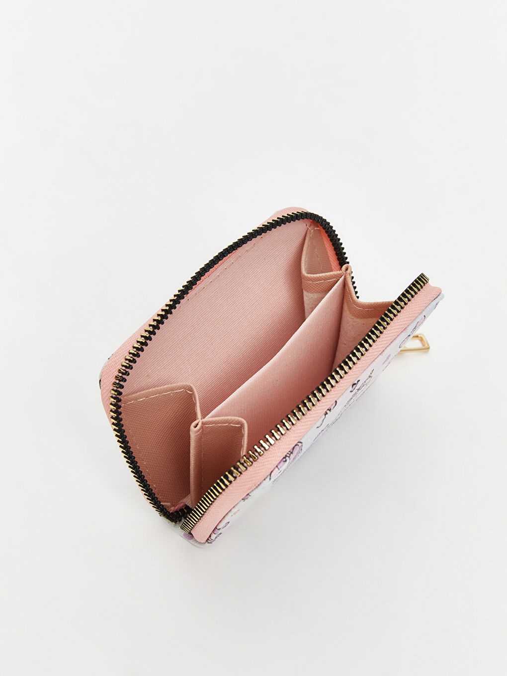 Lila Baskılı Kız Çocuk Cüzdan-2