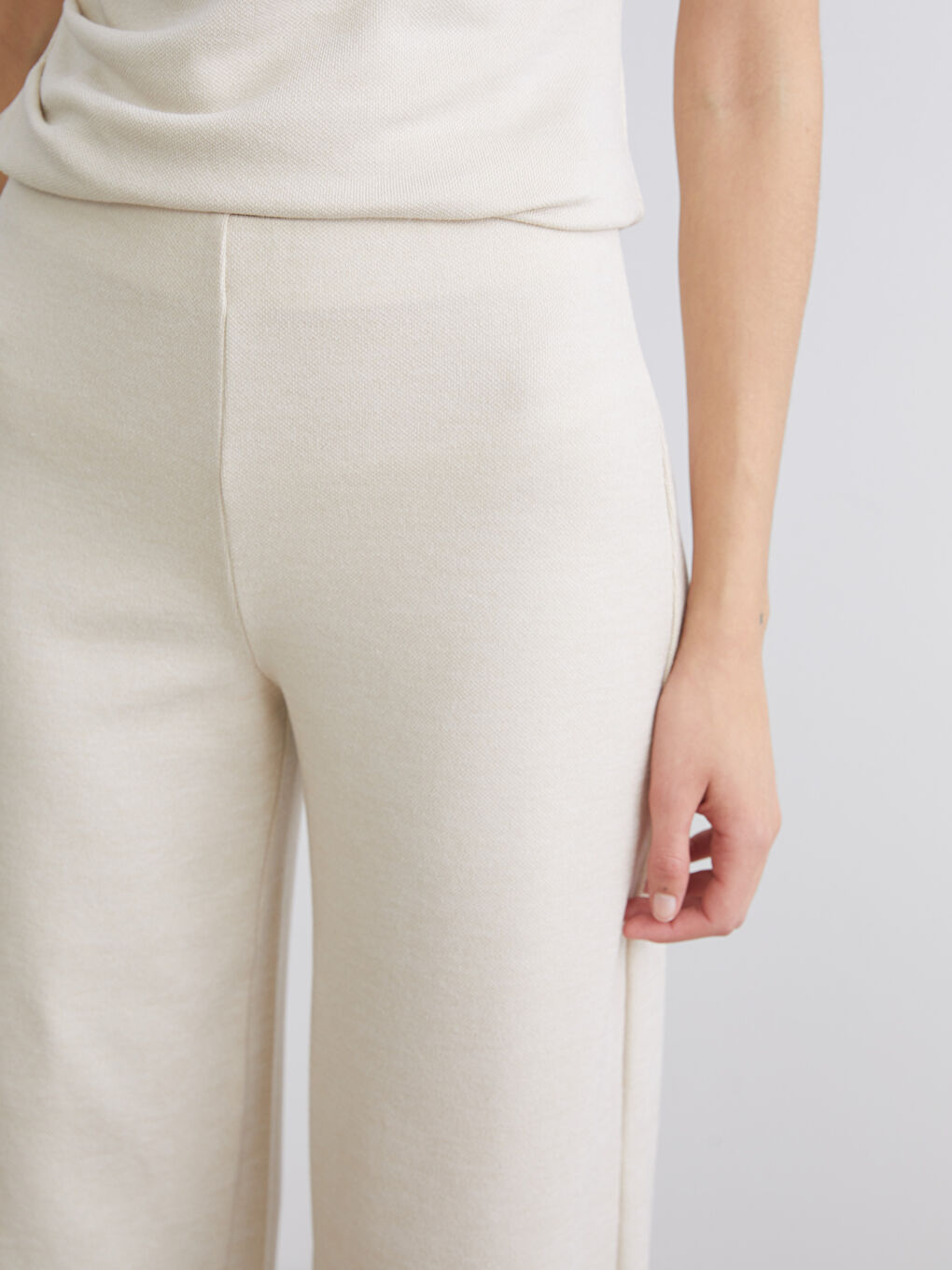 Elasticated Waist Women's Trousers-2