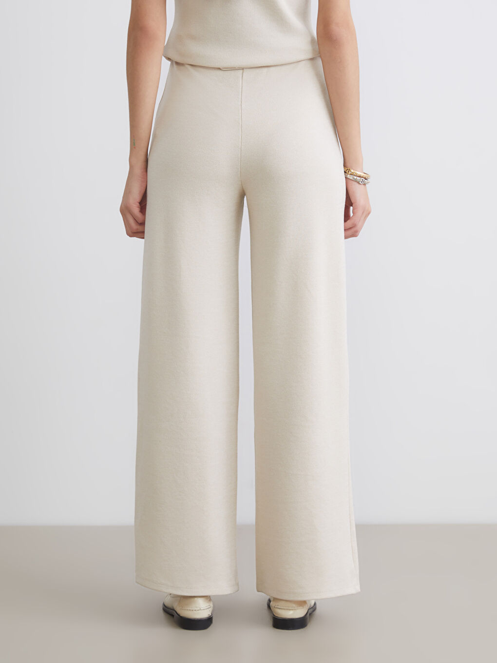 Elasticated Waist Women's Trousers-3