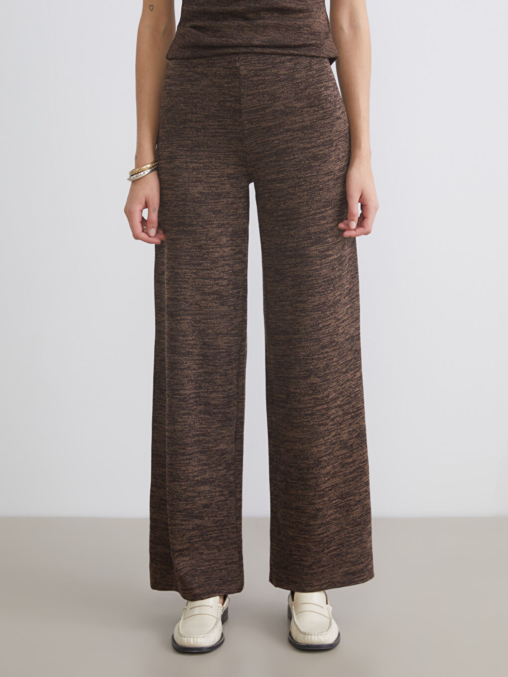 Elasticated Waist Women's Trousers-1