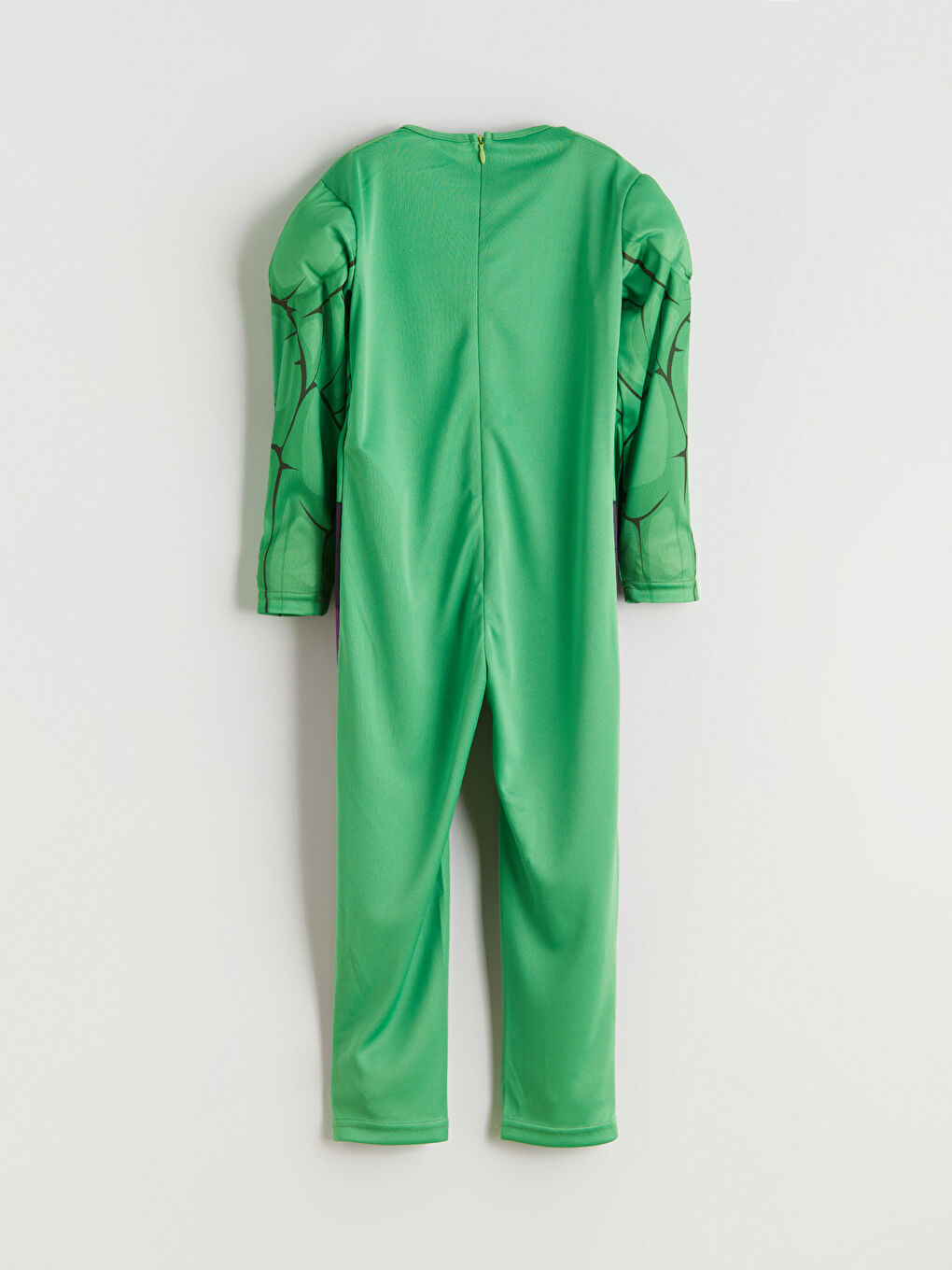 Yeşil Erkek Çocuk Hulk Kostüm ve Maske-2