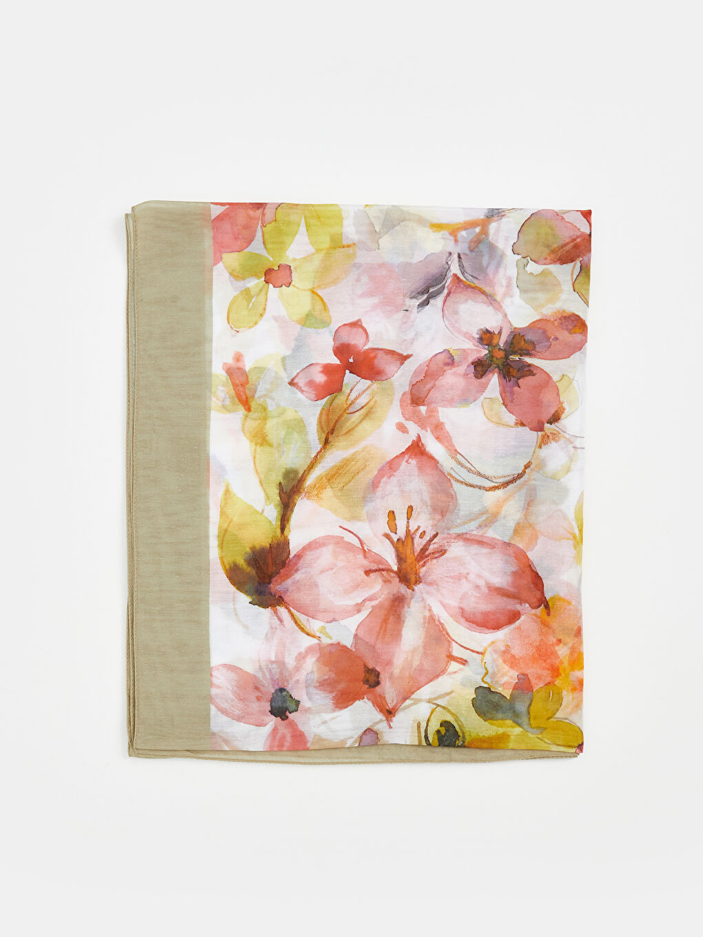LCW ACCESSORIES Floral Women's Scarf -W5K548Z8-CR8